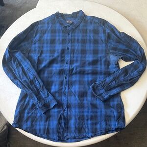 Ben Sherman Navy Checkered Men's Shirt